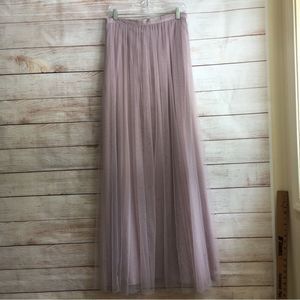 ANTHROPOLOGIE JENNY YOO COLLECTION LOUISE TULLE MAXI SKIRT